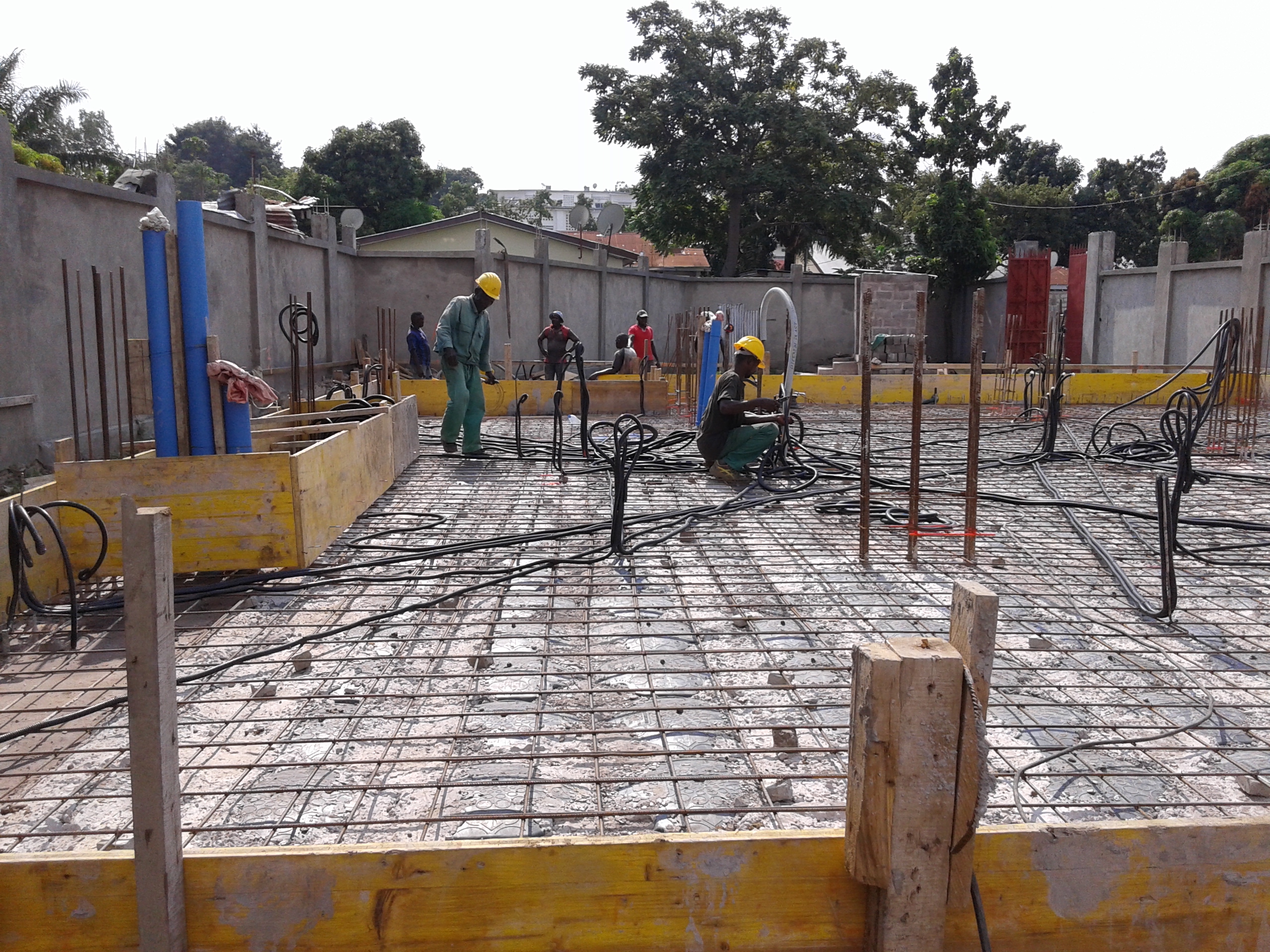 7- Gaine pour électricité et tuyauterie plomberie